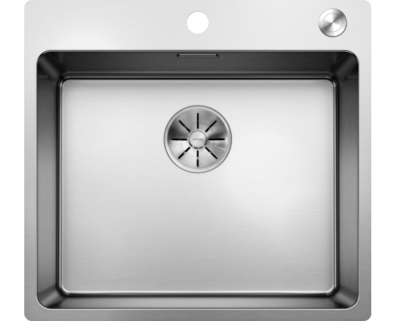 Кухонная мойка BLANCO ANDANO 500-IF/A SATIN InFino M.PC, нержавеющая сталь, глянцевый сатин 525245