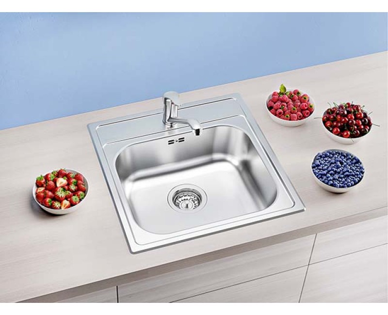 Кухонная мойка BLANCO DANA 45 Natural O.AF Нержавеющая сталь 525322