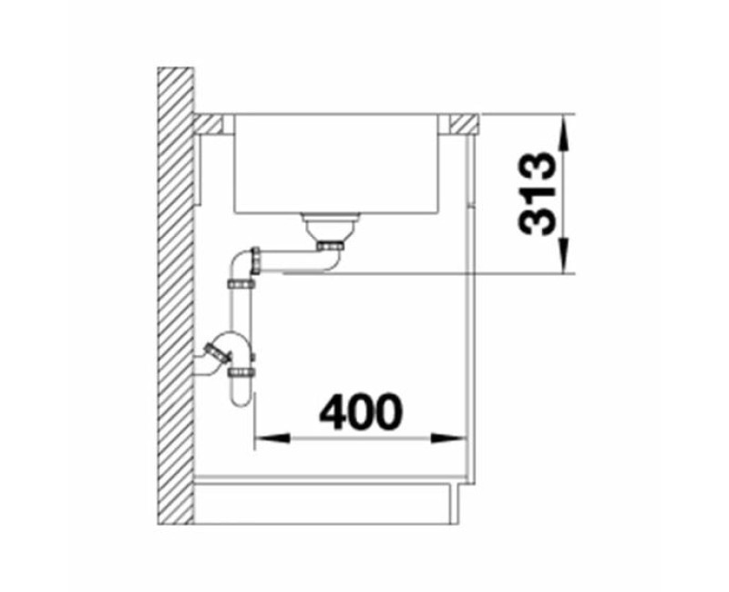 Кухонная мойка BLANCO CLASSIMO XL 6 S-IF RV, матовая, InFino M.AF, нержавеющая сталь, окрашенная поверхность, 525327