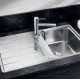 Virtuves izlietne BLANCO CLASSIMO 45 S-IF RV brushed InFino M.AF Nerūsējošā tērauda 525330 Virtuves izlietne BLANCO CLASSIMO 45 S-IF RV brushed InFino M.AF Nerūsējošā tērauda 525330