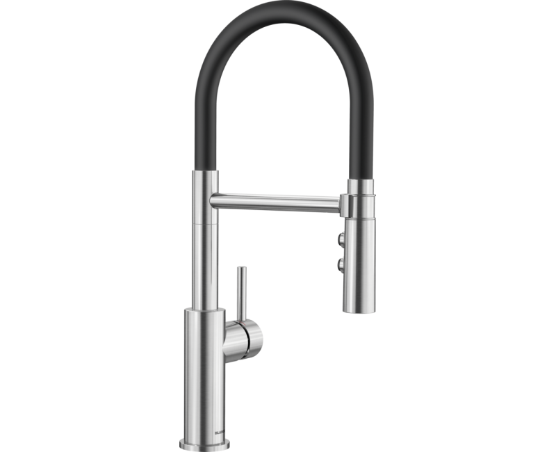 Кухонный смеситель BLANCO CATRIS-S Flexo, отделка из нержавеющей стали 525792