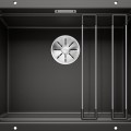 Кухонная мойка BLANCO ETAGON 500-U SILG PDUR Black M.ZUB InFino O.AF SILGRANIT™, PuraDur™, Black 525887