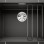 Кухонная мойка BLANCO ETAGON 500-U SILG PDUR Black M.ZUB InFino O.AF SILGRANIT™, PuraDur™, Black 525887