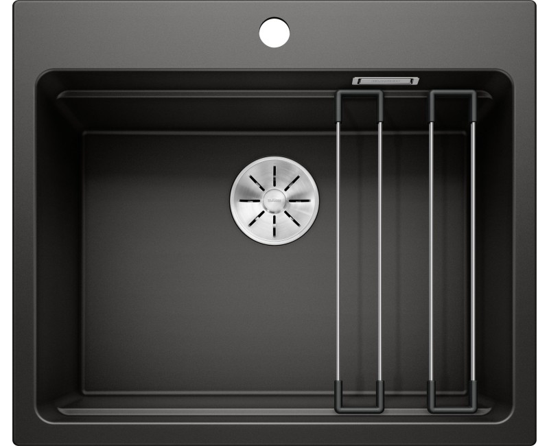 Кухонная мойка BLANCO ETAGON 6 PDUR Black M.ZUB InFino O.AF Black, SILGRANIT™ 525890