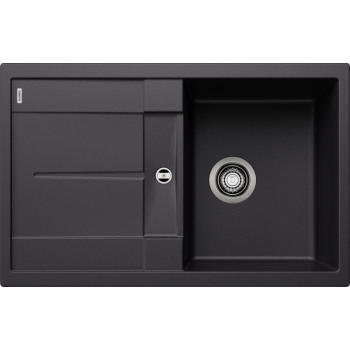 Virtuves izlietne BLANCO METRA 45 S SILG PDUR Black O.AF  SILGRANIT™ 525915