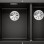Кухонная мойка BLANCO SUBLINE 340/160-U LI SILG PDUR Black InFino O.AF Black, SILGRANIT™ 525985