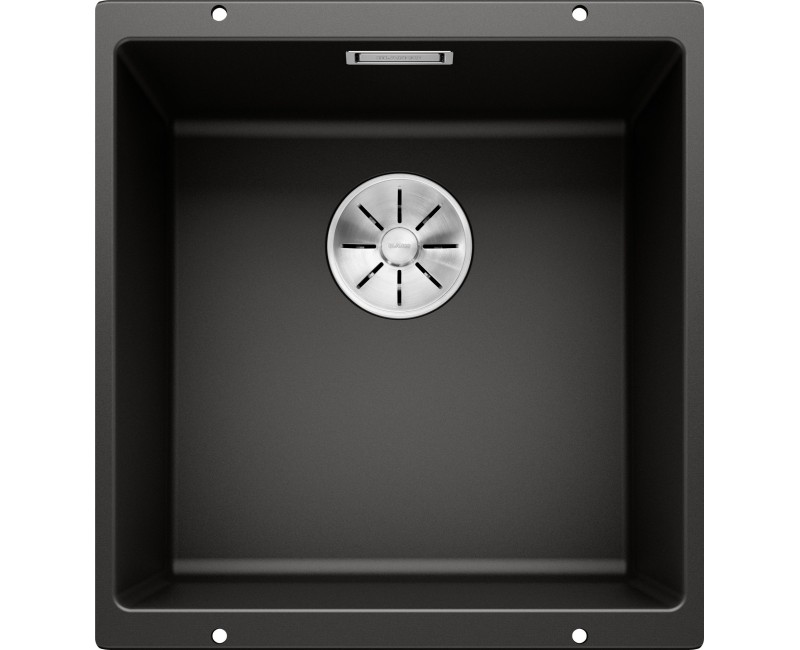 Кухонная мойка BLANCO SUBLINE 400-U SILG PDUR Black InFino O.AF Black, SILGRANIT™ 525990