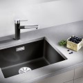 Кухонная мойка BLANCO SUBLINE 500-U SILG PDUR Anthracite InFino O.AF SILGRANIT™, PuraDur™, Anthracite 523432