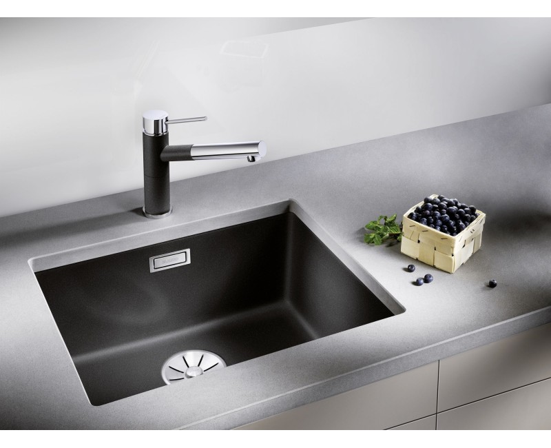 Кухонная мойка BLANCO SUBLINE 500-U SILG PDUR Anthracite InFino O.AF SILGRANIT™, PuraDur™, Anthracite 523432