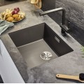Кухонная мойка BLANCO SUBLINE 500-U SILG PDUR Anthracite InFino O.AF SILGRANIT™, PuraDur™, Anthracite 523432