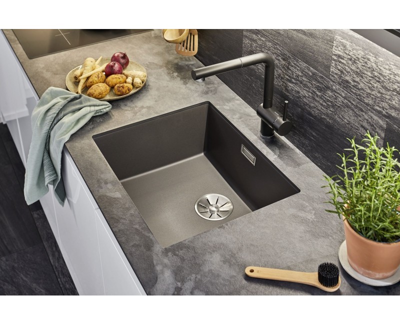 Кухонная мойка BLANCO SUBLINE 500-U SILG PDUR Anthracite InFino O.AF SILGRANIT™, PuraDur™, Anthracite 523432