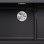 Кухонная мойка BLANCO SUBLINE 700-U Level SILG PDUR Black M.ZUB InFino O.AF Black, SILGRANIT™ 526003