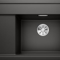 Virtuves Izlietne BLANCO ZENAR XL 6 S C RE SILG PDUR Black O.ZUB InFino M.AF Melna, SILGRANIT™ 526052