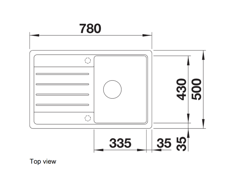 Кухонная мойка BLANCO LEGRA 45 S SILG Coffee O.ZUB O.AF SILGRANIT™ 522206