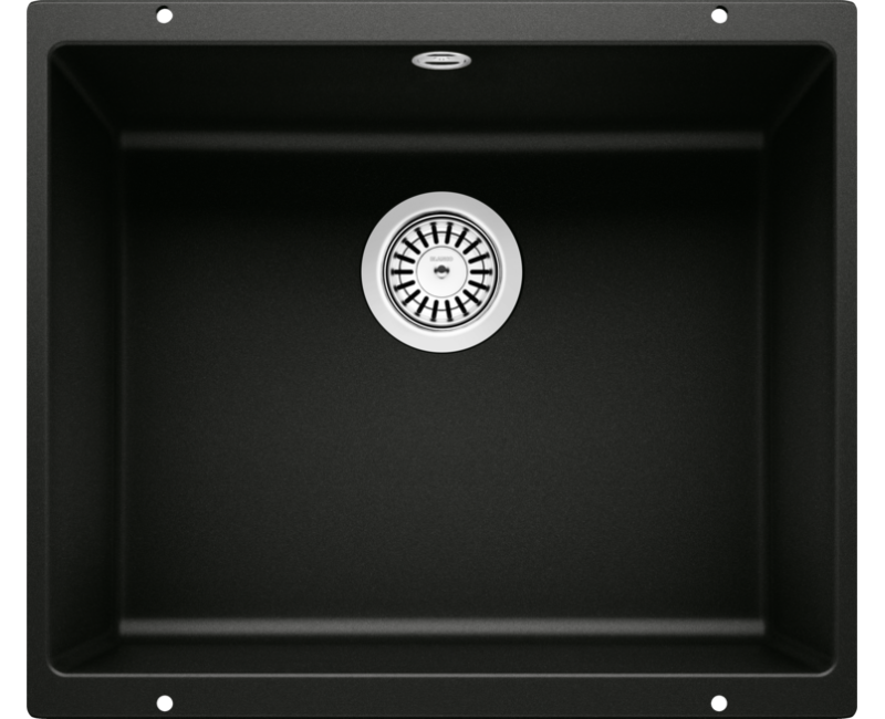 Кухонная мойка BLANCO ROTAN 500-U Black O.AF SILGRANIT™, Black 526098