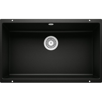 Virtuves Izlietne BLANCO ROTAN 700-U Black O.AF SILGRANIT™, Melna 526099