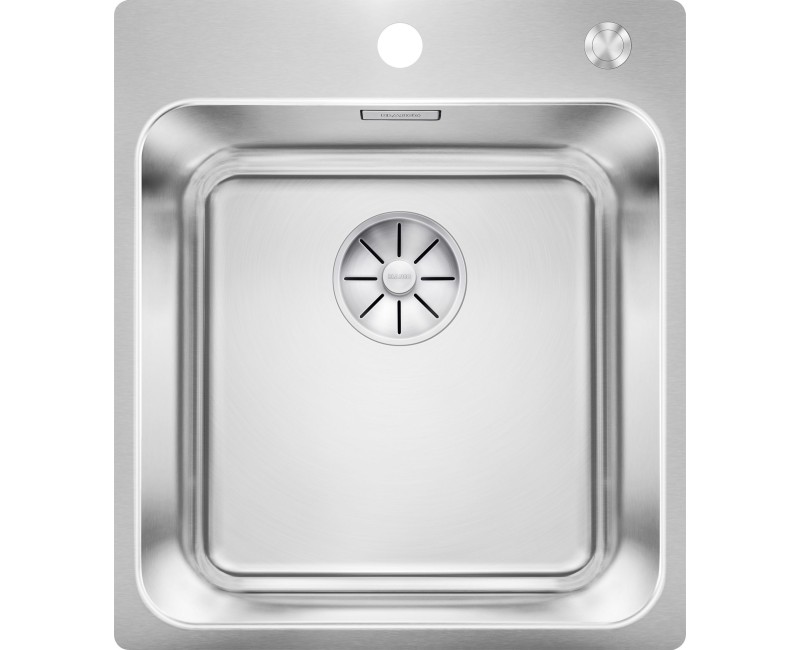 Кухонная мойка BLANCO SOLIS 400-IF/A BRUSHED InFino M.PC, нержавеющая сталь, окрашенная поверхность 526119
