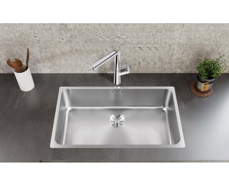 Кухонная мойка BLANCO SOLIS 700-IF BRUSHED InFino O.AF Нержавеющая сталь, Окрашенная отделка 526126