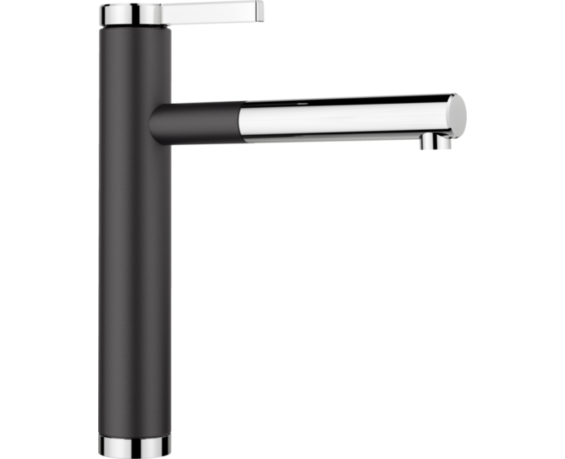 Кухонный смеситель BLANCO LINEE-S Черный / Хром HD 526171