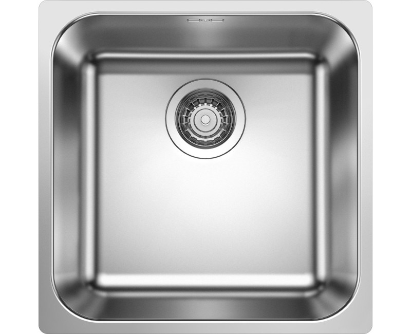 Virtuves Izlietne BLANCO SUPRA 400-IF R12 BRUSHED O.AFNerūsējošais tērauds, Krāsots pārklājums 526350