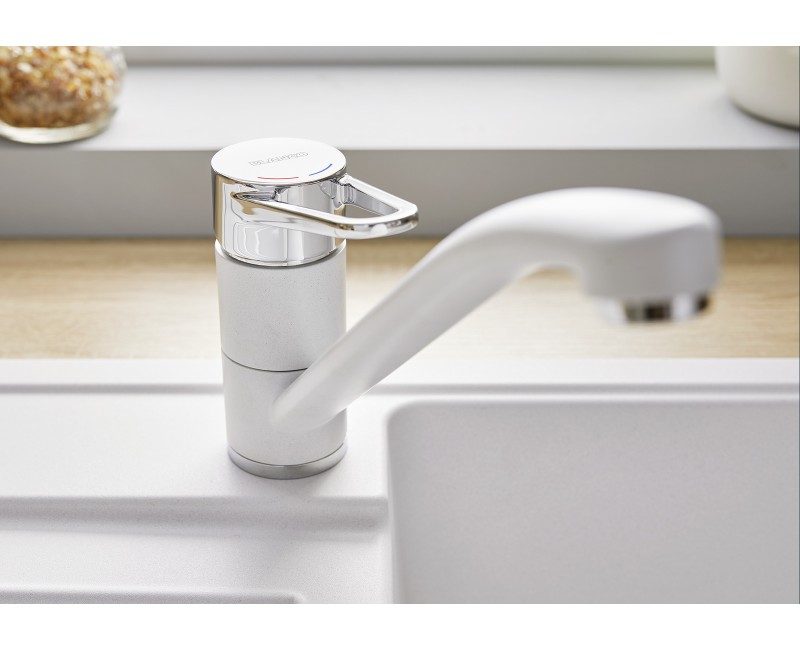 Кухонный смеситель BLANCO WEGA II Белый/Хром HD 526408