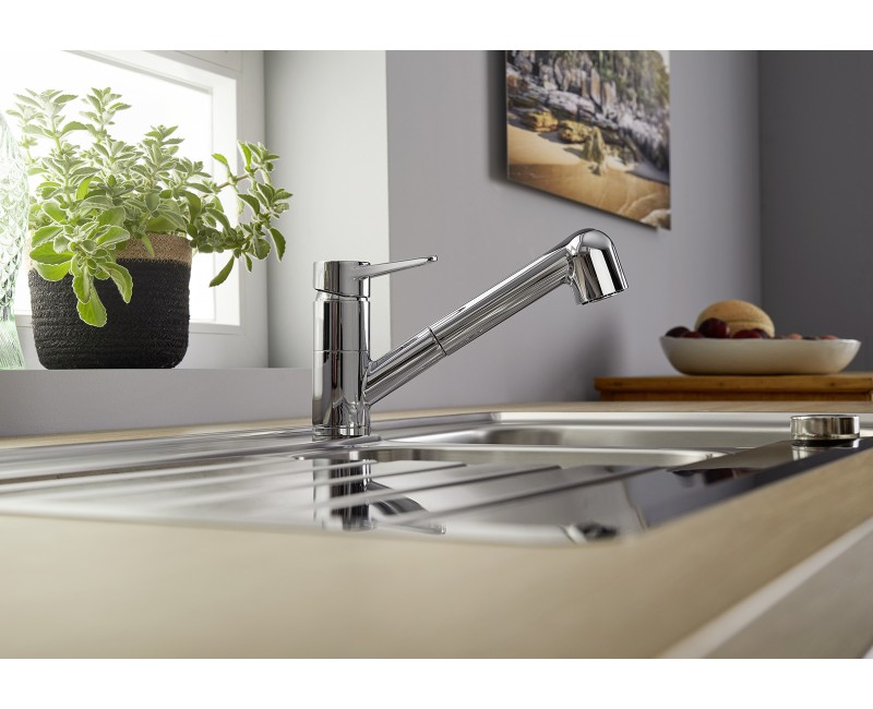 Кухонный смеситель BLANCO WEGA-S II Chrome HD 526416