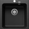 Кухонная мойка BLANCO NAYA 45 SILG PDUR Black O.AF SILGRANIT™ 526572