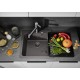 Virtuves izlietne BLANCO NAYA 5 SILG PDUR Rock grey O.AF SILGRANIT™ 526580