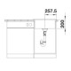 Virtuves izlietne BLANCO NAYA 5 SILG PDUR White O.AF SILGRANIT™ 526582