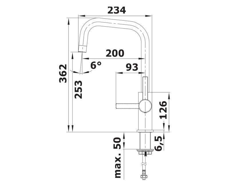 Virtuves maisītājs BLANCO JANDORA Solid stainless steel HD  526615