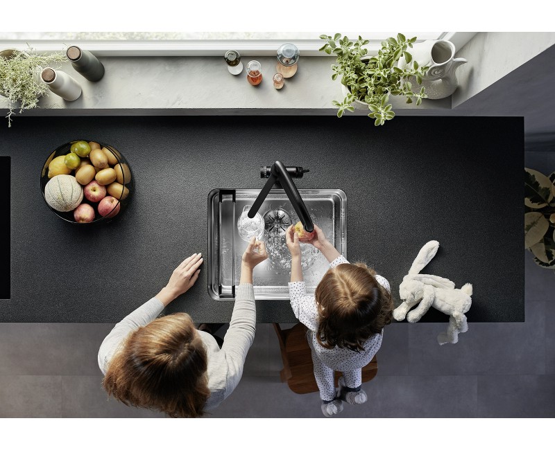 Virtuves maisītājs BLANCO EVOL-S PRO FILTER Melns Matēts HD 526636