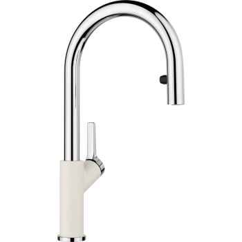 Кухонный смеситель BLANCO CARENA-S Vario Warm White/Chrome HD 526931