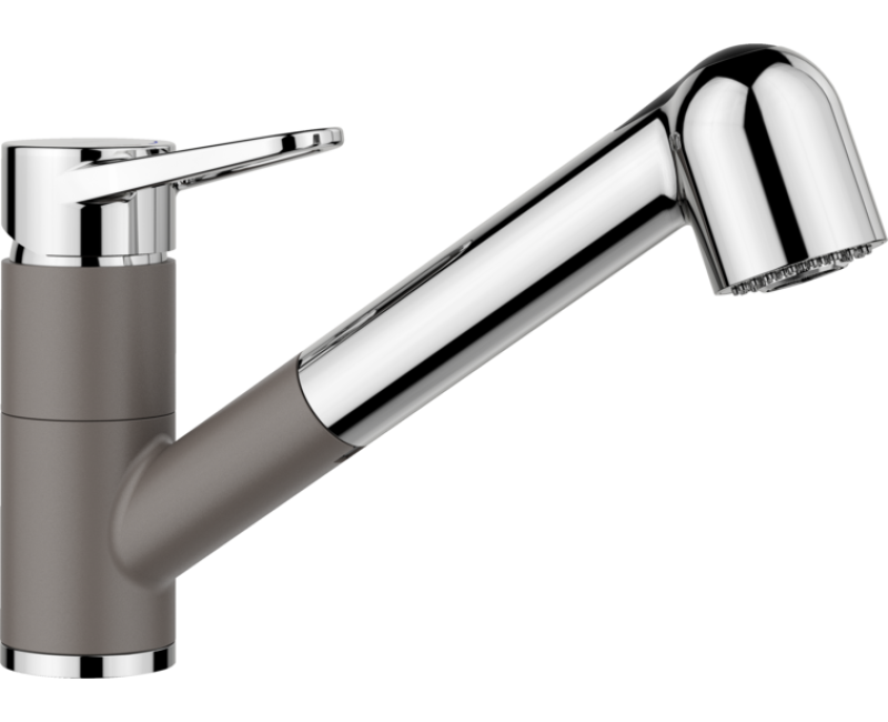 Кухонный смеситель BLANCO WEGA-S II Volcano серый/хром HD 526983