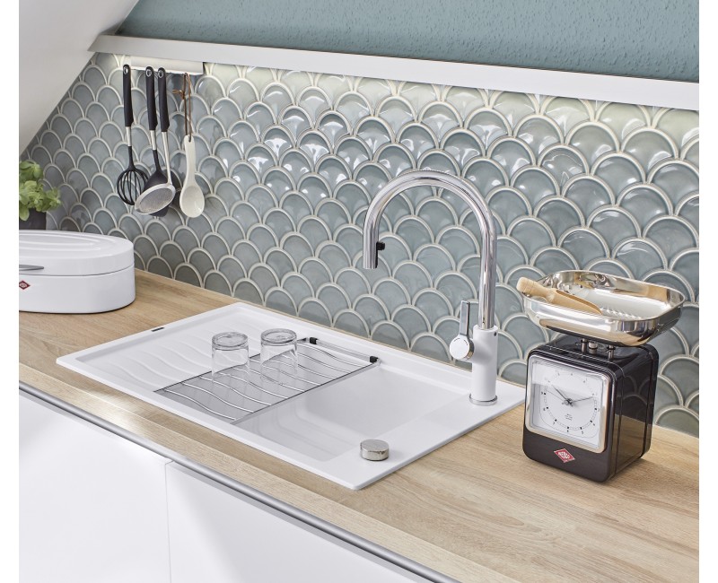 Кухонная мойка BLANCO ELON XL 6 S SILG Soft white InFino O.AF SILGRANIT™, PuraDur™, Warm white 527069