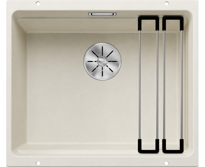 Кухонная мойка BLANCO ETAGON 500-U SILG Soft white M.ZUB InFino O.AF SILGRANIT™, PuraDur™, Warm white 527075