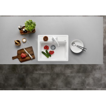 Virtuves izlietne BLANCO LEGRA 6 SILG Soft white O.ZUB O.AF SILGRANIT™ 527086