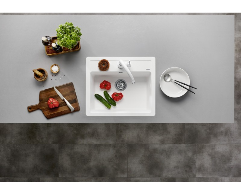 Кухонная мойка BLANCO LEGRA 6 SILG Soft white O.ZUB O.AF SILGRANIT™ 527086