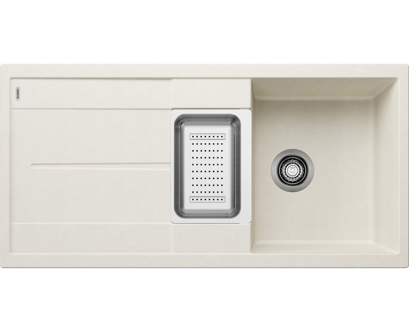 Кухонная мойка BLANCO METRA 6 S SILG Soft white M.ZUB M.AF SILGRANIT™, PuraDur™, Warm white 527116