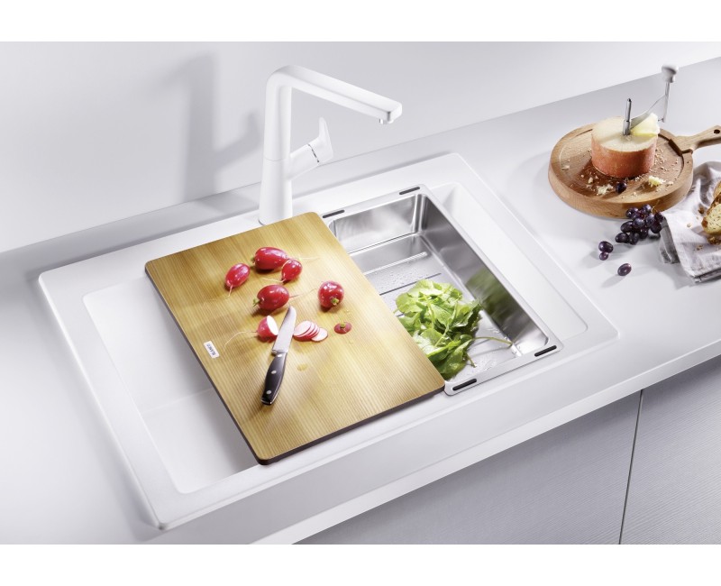 Кухонная мойка BLANCO PLEON 6 SILG Soft white O.ZUB O.AF WFS SILGRANIT™, Warm white 527772