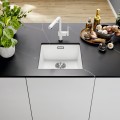 Кухонная мойка BLANCO SUBLINE 400-U SILG Soft white O.ZUB O.AF WFS SILGRANIT™, Warm white 527788