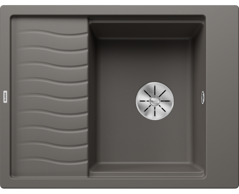 Кухонная мойка BLANCO ELON 45 S Volcano grey InFino O.AF SILGRANIT™, PuraDur™, Volcano grey 527250