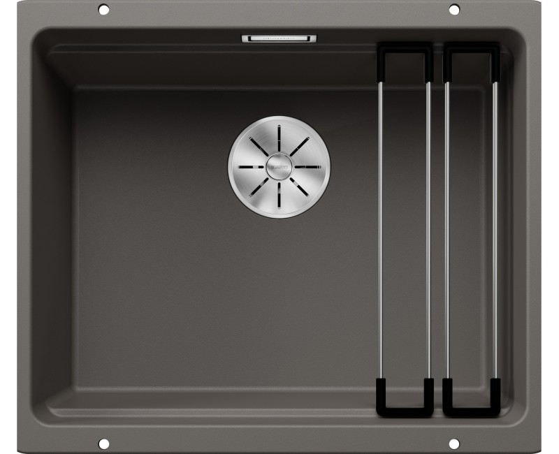 Virtuves Izlietne BLANCO ETAGON 500-U SILG Volcano grey M.ZUB InFino O.AF SILGRANIT™, PuraDur™, Vulkāna pelēks 527258