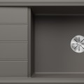 Кухонная мойка BLANCO FARON XL 6 S SILG Серый вулкан O.ZUB O.AF SILGRANIT™, PuraDur™, Серый вулкан 527265