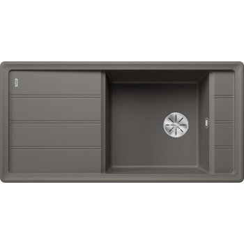 Virtuves Izlietne BLANCO FARON XL 6 S SILG Volcano grey O.ZUB O.AF SILGRANIT™, PuraDur™, Vulkāna pelēks 527265