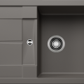Кухонная мойка BLANCO METRA 45 S Compact SILG Volcano Gray O.AF SILGRANIT™ 527286