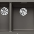 Кухонная мойка BLANCOSUBLINE 340/160-U RE SILG Volcano grey InFino O.AF SILGRANIT™, PuraDur™, Volcano grey 527346