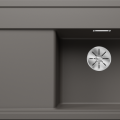 Кухонная мойка BLANCO ZENAR 45 S SILG RE Серый вулкан O.ZUB InFino M.AF SILGRANIT™, PuraDur™, Серый вулкан 527361
