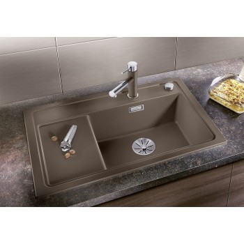 Virtuves Izlietne BLANCO ZENAR XL 6 S C RE SILG Volcano grey O.ZUB InFino M.AF SILGRANIT™, PuraDur™, Vulkāna pelēks 527368