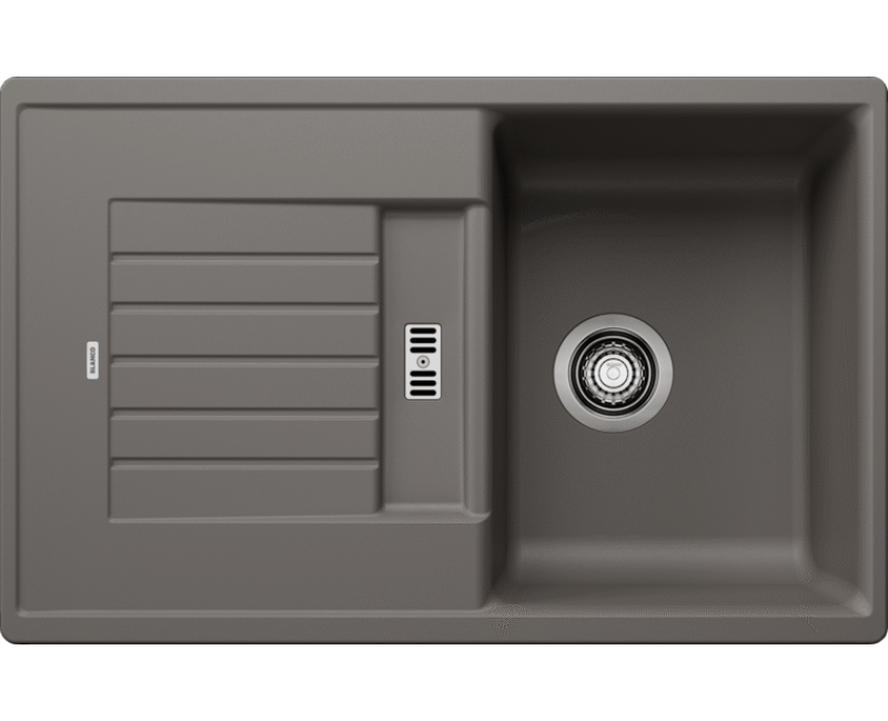 Кухонная мойка BLANCO ZIA 45 S SILG Volcano gray O.AF SILGRANIT™ 527383