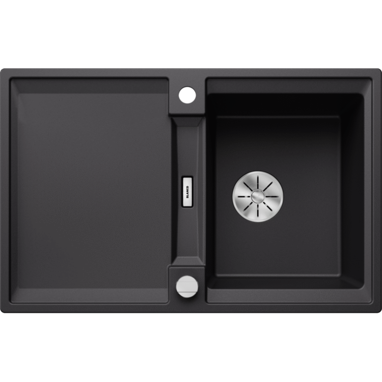 Virtuves Izlietne BLANCO ADIRA 45S SILG Black M.AF SILGRANIT™, Melna 527585